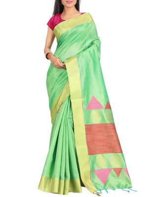 set of 2 zari bordered saree with blouse - 15484462 - Standard Image - 3