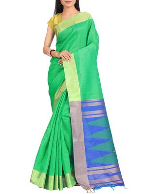 set of 2 zari bordered saree with blouse - 15484504 - Standard Image - 3