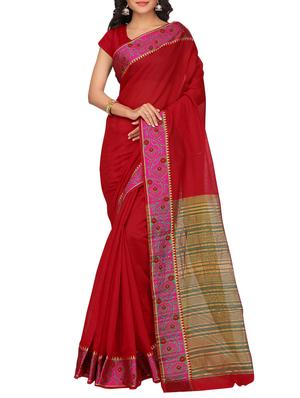 set of 2 zari bordered saree with blouse - 15484518 - Standard Image - 3