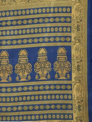 (set of 2) multicolor silk blend printed saree combo with blouse - 15484745 - Standard Image - 6