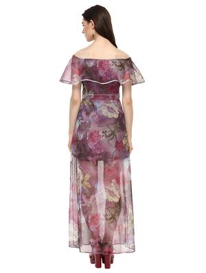 off-shoulder floral maxi dress - 15486304 - Standard Image - 3