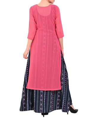 Layered embellished kurta - 15486871 - Standard Image - 3