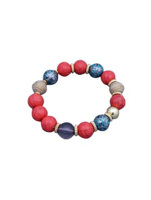 multi colored metal beaded bracelet - 15487958 - Standard Image - 3