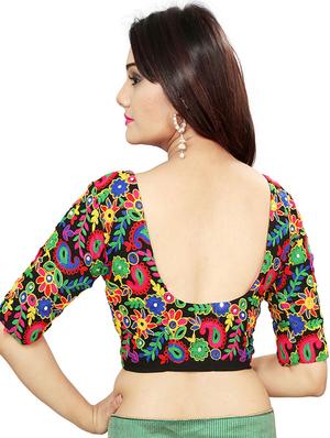 Multi thread embroidered blouse - 15488187 - Standard Image - 3