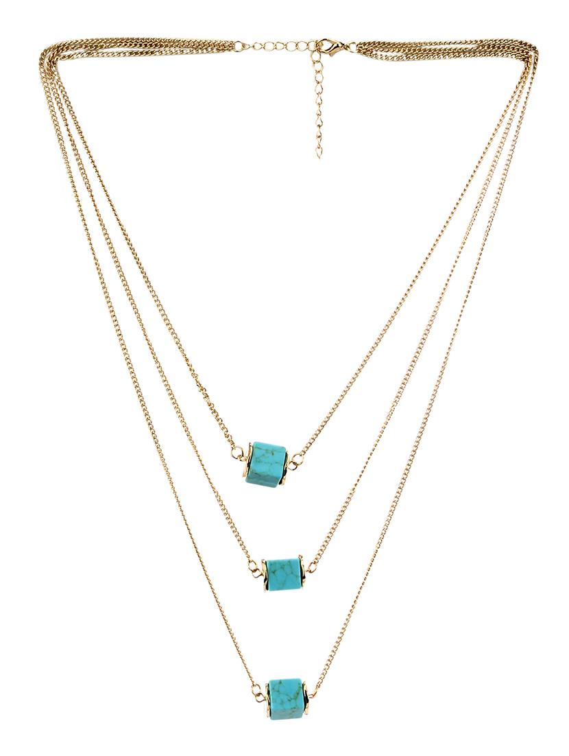 layered chain necklace - 15489558 - Zoom Image - 3