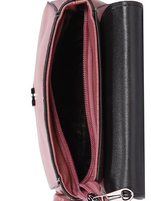 pink leatherette (pu) regular sling bag - 15491090 - Standard Image - 3