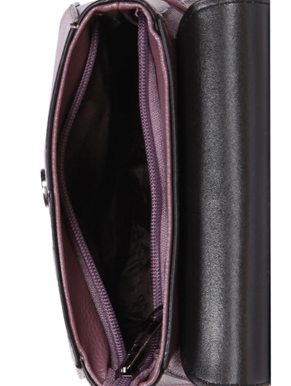 purple leatherette (pu) regular sling bag - 15491117 - Zoom Image - 3