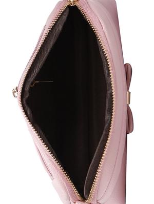 pink leatherette (pu) regular sling bag - 15491138 - Standard Image - 3
