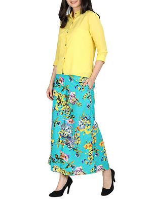 set of 2 printed flared palazzo - 15492105 - Standard Image - 6