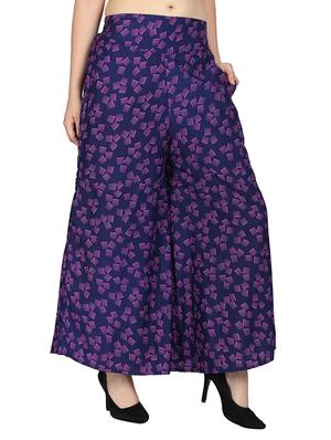 set of 2 printed flared palazzo - 15492105 - Standard Image - 9