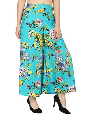 set of 2 floral flared palazzo - 15492116 - Standard Image - 9