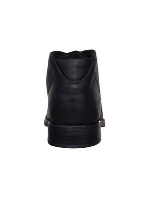 black Leather low ankle derby - 15492612 - Standard Image - 3