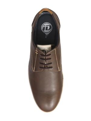 brown Leather lace up shoes - 15492758 - Standard Image - 3