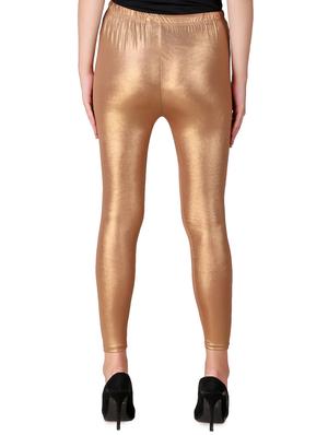 metallic drawstring waist legging - 15493279 - Standard Image - 3