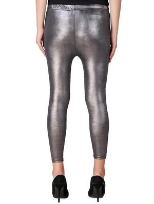 metallic drawstring waist legging - 15493282 - Standard Image - 3