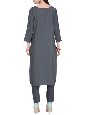 Printed straight kurta - 15493853 - Standard Image - 3