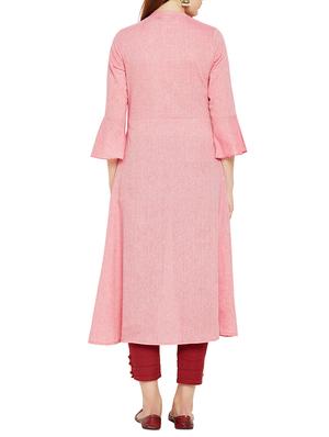 Tunic look bell sleeves kurta - 15494269 - Standard Image - 3