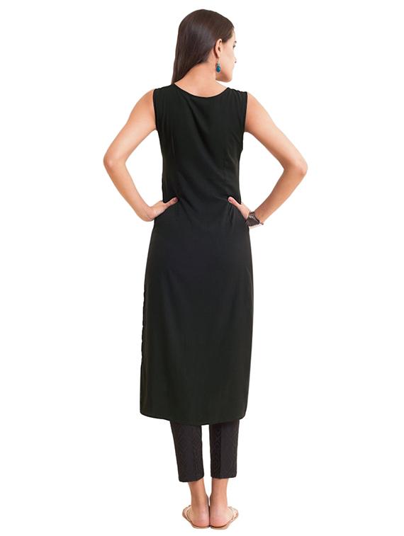 Straight printed kurta - 15494736 - Zoom Image - 3