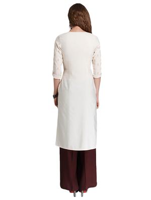 Straight printed kurta with pocket - 15494753 - Standard Image - 3