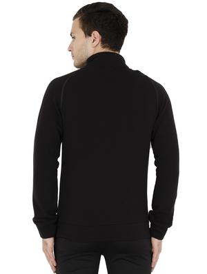 black cotton casual jacket - 15495536 - Standard Image - 3