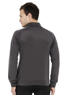 grey cotton casual jacket - 15495537 - Standard Image - 3