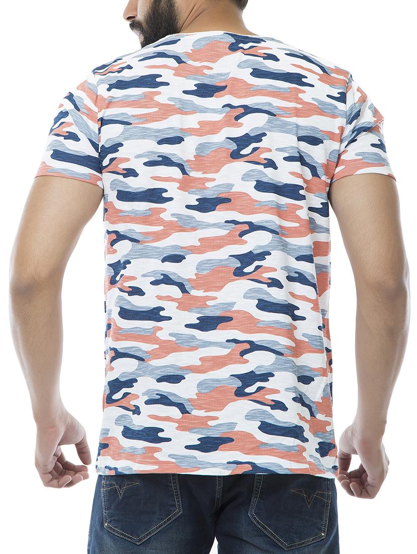 multi cotton blend all over print t-shirt - 15495643 - Zoom Image - 3