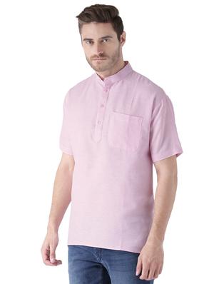 multi colored khadi short kurta - 15495709 - Standard Image - 3