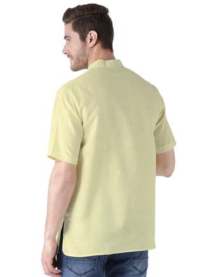 multi colored khadi short kurta - 15495709 - Standard Image - 6