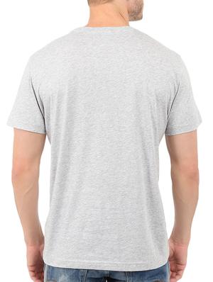 grey cotton chest print tshirt - 15495844 - Standard Image - 3