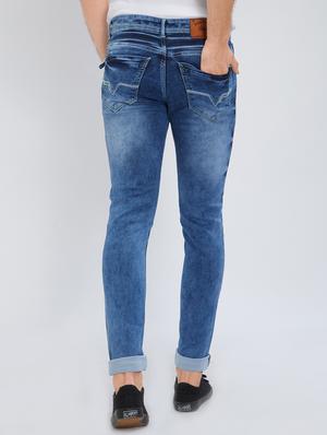 blue denim washed jeans - 15496160 - Standard Image - 3