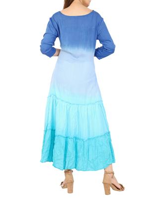 Ombre tiered kurta - 15496512 - Standard Image - 3