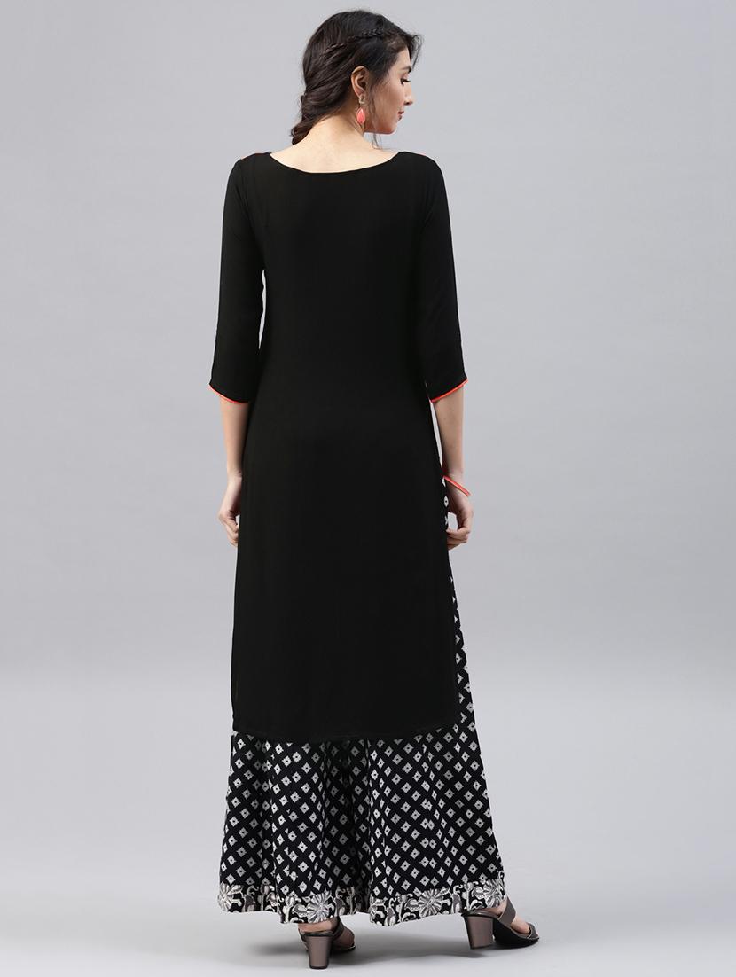 Printed straight kurta - 15496830 - Zoom Image - 3