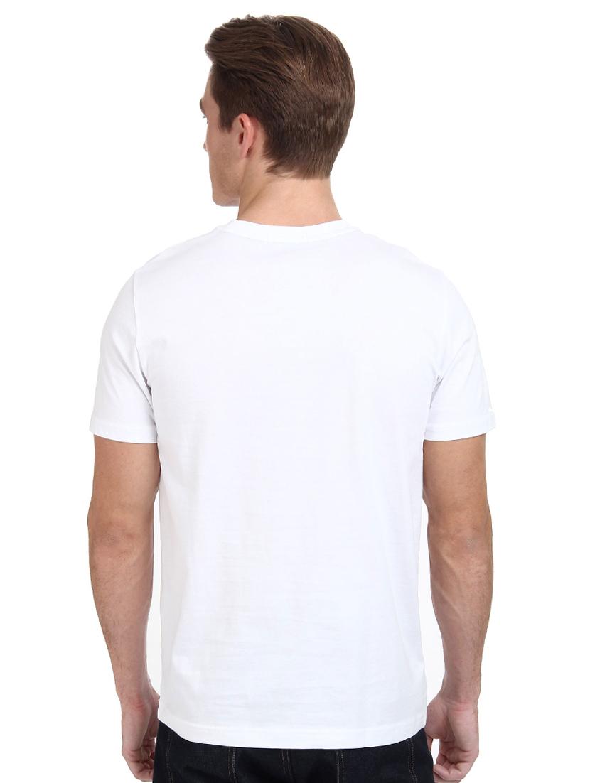 white cotton chest print tshirt - 15496986 - Zoom Image - 3