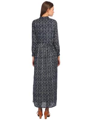 mandarin neck printed tunic - 15497064 - Standard Image - 3