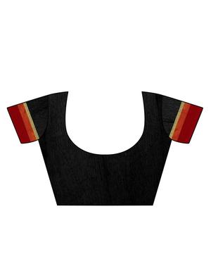 Disty floral bordered maheshwari saree with blouse - 15497528 - Standard Image - 3
