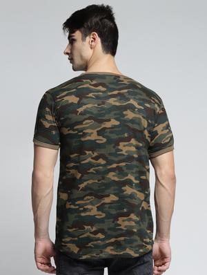 multi colored cotton all over print t-shirt - 15497555 - Standard Image - 3