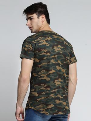 multi colored cotton all over print t-shirt - 15497614 - Standard Image - 3