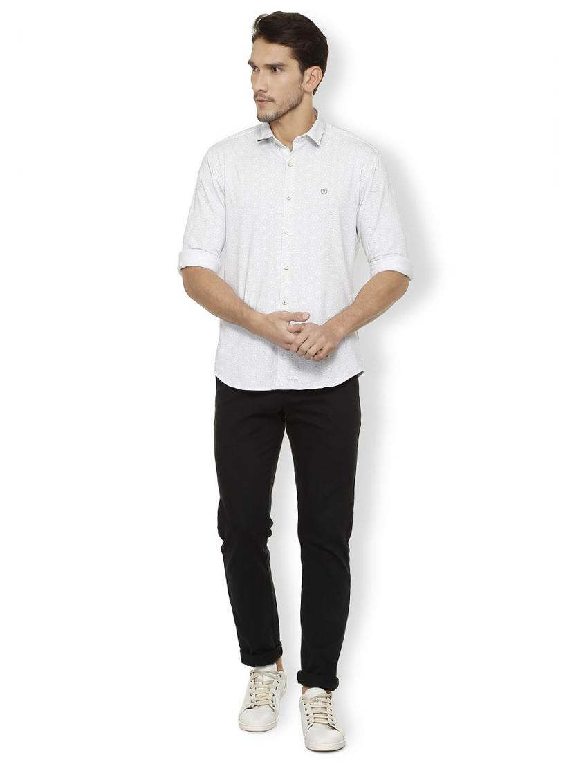 white cotton casual shirt - 15497740 - Zoom Image - 3