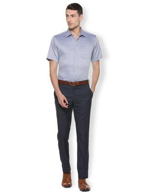blue cotton formal shirt - 15497843 - Standard Image - 3