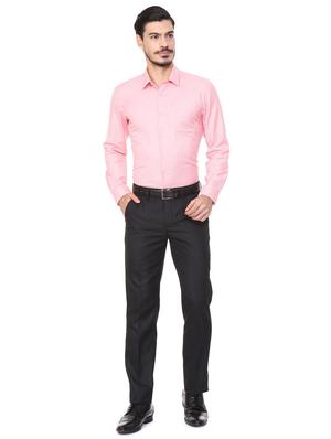 pink cotton formal shirt - 15497849 - Standard Image - 3