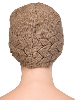 cable knit woolen cap - 15498047 - Standard Image - 3