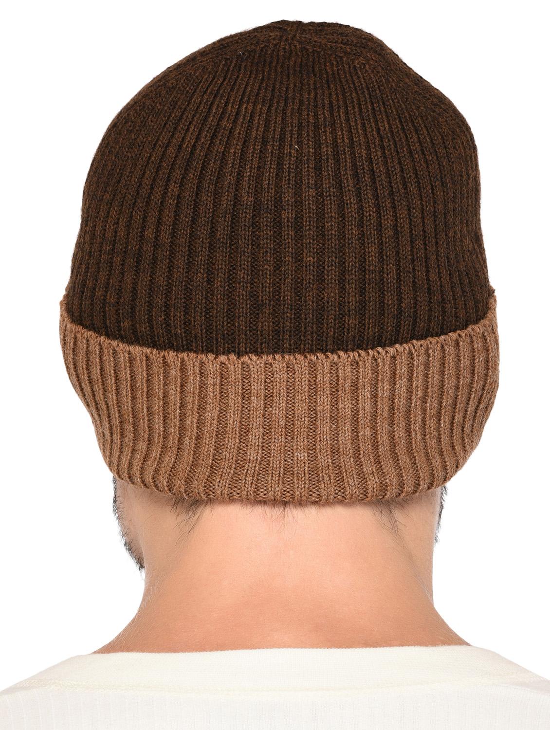 brown wool beanie - 15498072 - Zoom Image - 3