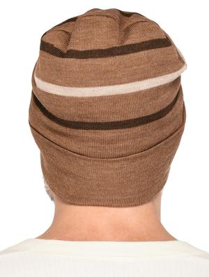 brown wool beanie - 15498079 - Standard Image - 3