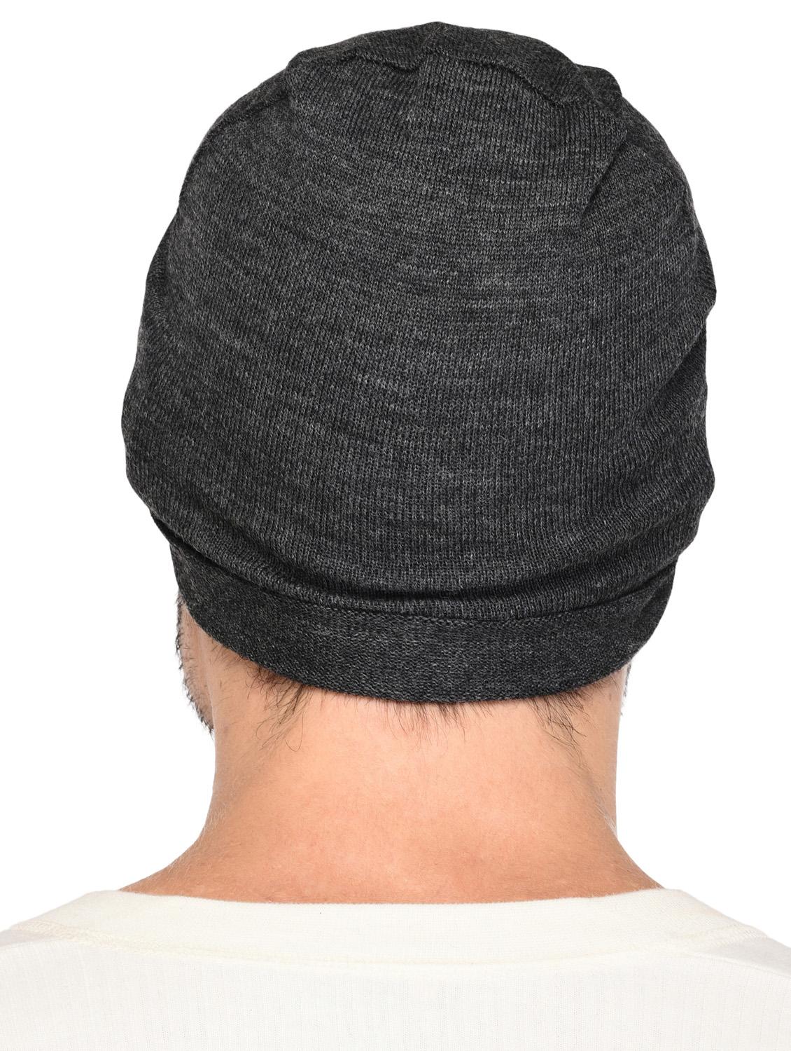 grey wool beanie - 15498104 - Zoom Image - 3