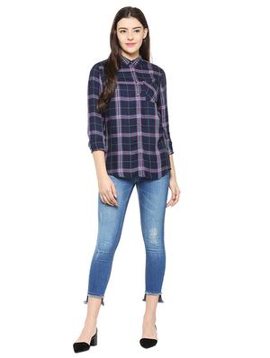 pocket patch checkered shirt - 15498980 - Standard Image - 3