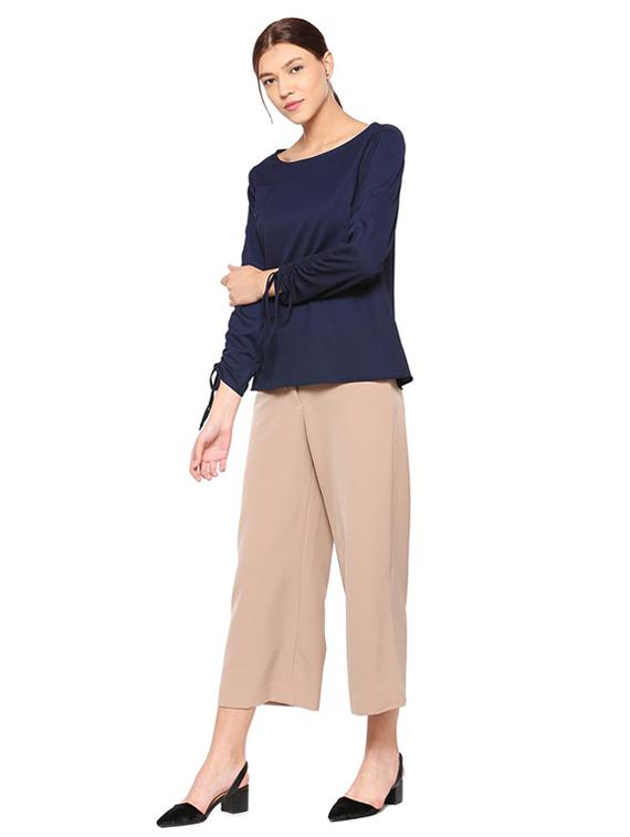 ruched sleeved regular top - 15499031 - Zoom Image - 3