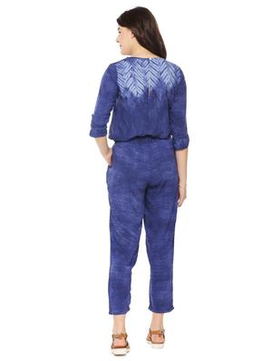 full leg belted jumpsuit - 15500104 - Standard Image - 3
