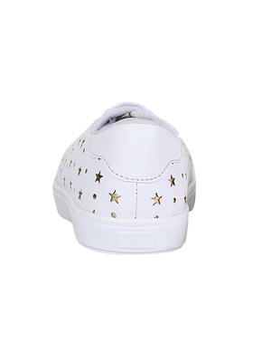 white lace-up sneakers - 15500160 - Standard Image - 3