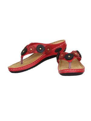 red toe separator sandals - 15501362 - Standard Image - 3