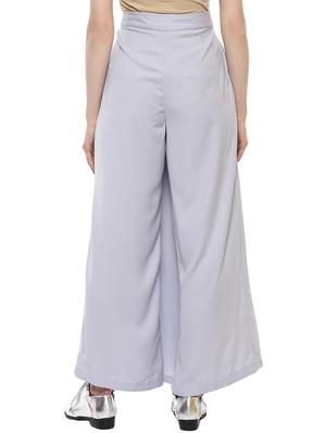 Pleated flared palazzo - 15501861 - Standard Image - 3